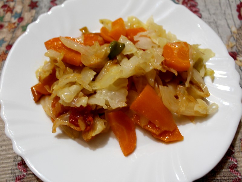 Рецепт тушеной классической капусты