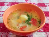 Суп картофельный постный