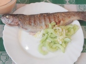 Форель, запеченная в фольге